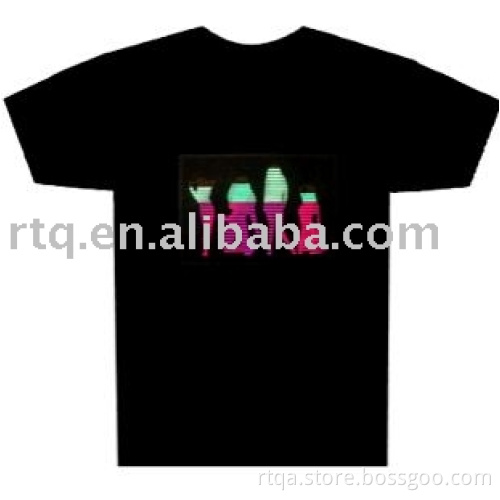 el t-shirt, el advertising t-shirt, el flash t shirt,el panel t-shirt